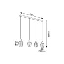 Rabalux 98072271 závěsné stropní svítidlo Florian  E27