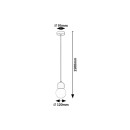 Rabalux 98072279 závěsné stropní svítidlo Gellia G9