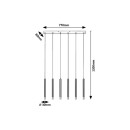 Rabalux 98072362 závěsné stropní svítidlo Ramira  G9