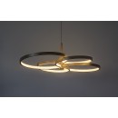 Rabalux 72401 LED závěsné stropní svítidlo Isidora | 70W integrovaný LED zdroj | 5600lm | 3000-6500K | dálkové ovládání | stmívač | na lanku | béžová