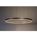 Rabalux 72402 LED závěsné stropní svítidlo Nevira | 36W integrovaný LED zdroj | 2520lm | 3000-6500K | dálkové ovládání | stmívač | na lanku | hnědá