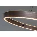 Rabalux 72402 LED závěsné stropní svítidlo Nevira | 36W integrovaný LED zdroj | 2520lm | 3000-6500K | dálkové ovládání | stmívač | na lanku | hnědá