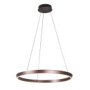 Rabalux 72402 LED závěsné stropní svítidlo Nevira | 36W integrovaný LED zdroj | 2520lm | 3000-6500K | dálkové ovládání | stmívač | na lanku | hnědá