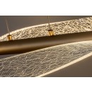 Rabalux 72463 LED závěsné stropní svítidlo Olyssia | 24W integrovaný LED zdroj | 1300lm | 3000K | na lanku | zlatá