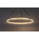 Rabalux 72471 LED závěsné stropní svítidlo Rivona | 24W integrovaný LED zdroj | 1700lm | 3000-6500K | dálkové ovládání | stmívač | na lanku | zlatá
