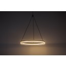 Rabalux 72478 LED závěsné stropní svítidlo Seraphiel | 24W integrovaný LED zdroj | 1610lm | 3000-6500K | dálkové ovládání | stmívač | na lanku | černá