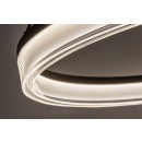 Rabalux 72478 LED závěsné stropní svítidlo Seraphiel | 24W integrovaný LED zdroj | 1610lm | 3000-6500K | dálkové ovládání | stmívač | na lanku | černá