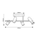 Rabalux 98073044 bodové stropní svítidlo Maximilian  GU10
