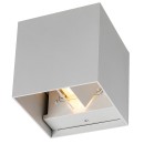 Rabalux 7397 venkovní nástěnné svítidlo Solin 1x42W | G9 | IP54 - bílá