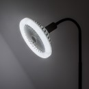 Rabalux 74031 stojací lampa Venturo | 16W E27 | 1600lm | 3000-6500K | s vypínačem | černá
