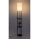 Rabalux 74106 stojací lampa Bronn E27 | s vypínačem | černá