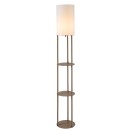 Rabalux 74107 stojací lampa Bronn E27 | s vypínačem | béžová