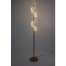 Rabalux 74415 LED stojací lampa Zofrael | 12W integrovaný LED zdroj | 760lm | 3000K | s vypínačem | zlatá