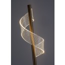 Rabalux 74415 LED stojací lampa Zofrael | 12W integrovaný LED zdroj | 760lm | 3000K | s vypínačem | zlatá
