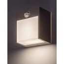 Rabalux 7479 LED venkovní nástěnné svítidlo s pohybovým čidlem Balimo 1x12W | 560lm | 4000K | IP44 - bílá