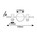 Rabalux 98075041 LED koupelnové nástěnné svítidlo Kadir | 6W integrovaný LED zdroj | 550lm | 4000K
