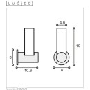 Lucide 04206/01/30 nástěnné svítidlo Jayla 1x33W | G9 | IP44 - do koupelny