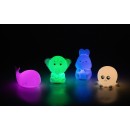Rabalux 76041 LED stolní lampička Lightimals | 0,1W integrovaný LED zdroj | s vypínačem | rgb - barevné | bílá