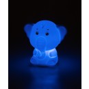 Rabalux 76042 LED stolní lampička Lightimals | 0,1W integrovaný LED zdroj | s vypínačem | rgb - barevné | bílá