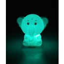 Rabalux 76042 LED stolní lampička Lightimals | 0,1W integrovaný LED zdroj | s vypínačem | rgb - barevné | bílá