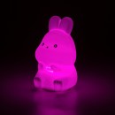 Rabalux 76043 LED stolní lampička Lightimals | 0,1W integrovaný LED zdroj | s vypínačem | rgb - barevné | bílá