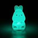 Rabalux 76043 LED stolní lampička Lightimals | 0,1W integrovaný LED zdroj | s vypínačem | rgb - barevné | bílá