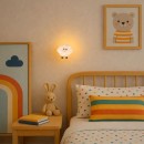 Rabalux 76045 LED stolní lampička Dreamies | 3W integrovaný LED zdroj | 40lm | 3000K | s vypínačem | rgb - barevné | bílá