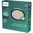 Philips 8721103131331 LED zápustné svítidlo MESON | 17W integrovaný LED zdroj | 1200lm | 3000K | černá