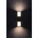 Rabalux 77063 LED venkovní nástěnné svítidlo Kioni | 13W integrovaný LED zdroj | 680lm | 3000K | antracit