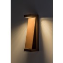 Rabalux 77068 LED venkovní nástěnné svítidlo Bradu | 12W integrovaný LED zdroj | 890lm | 3000K | hnědá