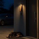 Rabalux 77068 LED venkovní nástěnné svítidlo Bradu | 12W integrovaný LED zdroj | 890lm | 3000K | hnědá