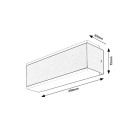 Rabalux 98077114 LED venkovní nástěnné svítidlo Mataro | 12W integrovaný LED zdroj | 950lm | 3000K