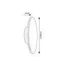 Rabalux 98077152 LED venkovní nástěnné svítidlo Rust | 15W integrovaný LED zdroj | 1500lm | 3000+4000+6500K