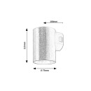 Rabalux 98077154 LED bodové nástěnné svítidlo Urfa | 9W integrovaný LED zdroj | 900lm | 2700+4000K