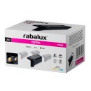 Rabalux 77166 LED venkovní nástěnné svítidlo Ispra | 0,1W integrovaný LED zdroj | 2lm | 3000K | černá