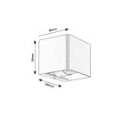 Rabalux 98077169 LED venkovní nástěnné svítidlo Hallstatt | 10W integrovaný LED zdroj | 320lm | 3000K