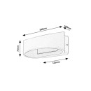 Rabalux 77179 LED venkovní nástěnné svítidlo Gerla | 9W integrovaný LED zdroj | 400lm | 3000K | antracit