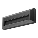 Rabalux 77189 LED venkovní nástěnné svítidlo Kavala | 6W integrovaný LED zdroj | 300lm | 3000/4000/6000K | černá