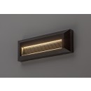 Rabalux 77189 LED venkovní nástěnné svítidlo Kavala | 6W integrovaný LED zdroj | 300lm | 3000/4000/6000K | černá