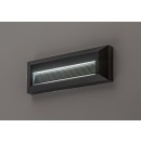 Rabalux 77189 LED venkovní nástěnné svítidlo Kavala | 6W integrovaný LED zdroj | 300lm | 3000/4000/6000K | černá