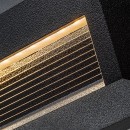 Rabalux 77189 LED venkovní nástěnné svítidlo Kavala | 6W integrovaný LED zdroj | 300lm | 3000/4000/6000K | černá
