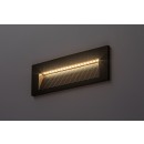 Rabalux 77190 LED venkovní nástěnné svítidlo Kavala | 6W integrovaný LED zdroj | 250lm | 3000/4000/6000K | černá