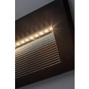 Rabalux 77190 LED venkovní nástěnné svítidlo Kavala | 6W integrovaný LED zdroj | 250lm | 3000/4000/6000K | černá