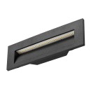 Rabalux 77190 LED venkovní nástěnné svítidlo Kavala | 6W integrovaný LED zdroj | 250lm | 3000/4000/6000K | černá