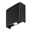 Rabalux 77191 LED venkovní nástěnné svítidlo Portel | 2W integrovaný LED zdroj | 160lm | 2700/4000K | černá