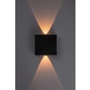 Rabalux 77191 LED venkovní nástěnné svítidlo Portel | 2W integrovaný LED zdroj | 160lm | 2700/4000K | černá