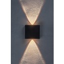 Rabalux 77191 LED venkovní nástěnné svítidlo Portel | 2W integrovaný LED zdroj | 160lm | 2700/4000K | černá
