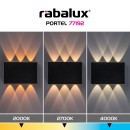 Rabalux 77192 LED venkovní nástěnné svítidlo Portel | 5W integrovaný LED zdroj | 450lm | 2700/4000K | černá