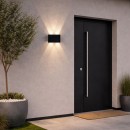 Rabalux 77192 LED venkovní nástěnné svítidlo Portel | 5W integrovaný LED zdroj | 450lm | 2700/4000K | černá