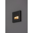 Rabalux 77195 LED venkovní nástěnné svítidlo Lunca | 1W integrovaný LED zdroj | 15lm | 3000/4500/6500K | černá